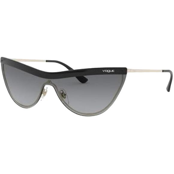 NEW Vogue Eyewear Black & Pale Gold Cat Eye Style Sunglasses with Case (VOXX021)